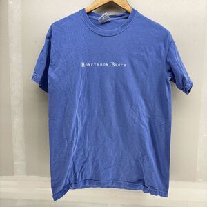 Honeymoon Beach St. Johns US Virgin Islands Blue Medium T-Shirt EUC